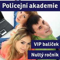 VIP BALÍČEK POLICEJNÍ AKADEMIE ČR - přípravný kurz (