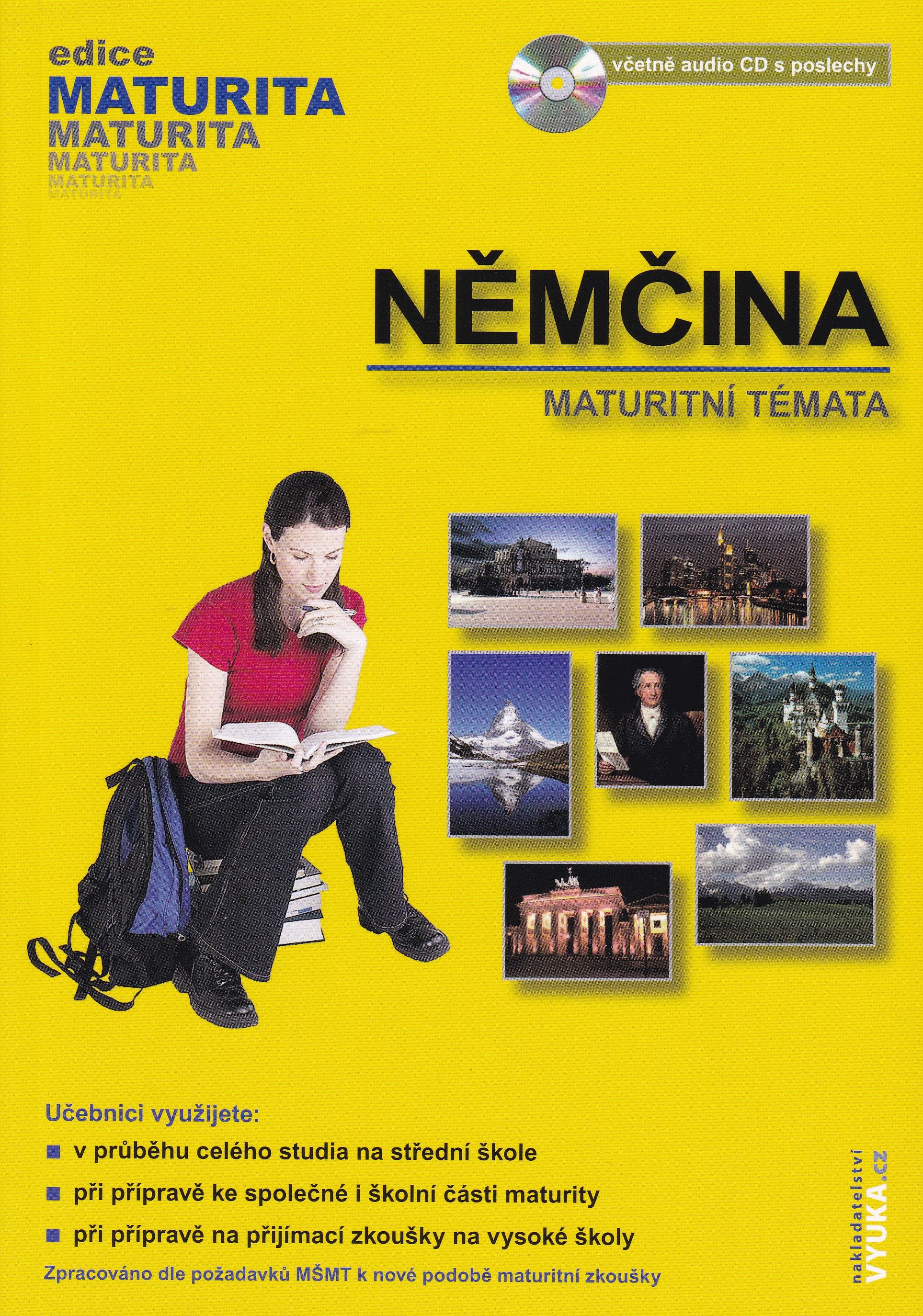 NĚMČINA – MATURITNÍ TÉMATA + audio CD
