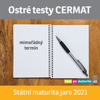lnek Cermat maturitn testy mimodn termn jaro 2021